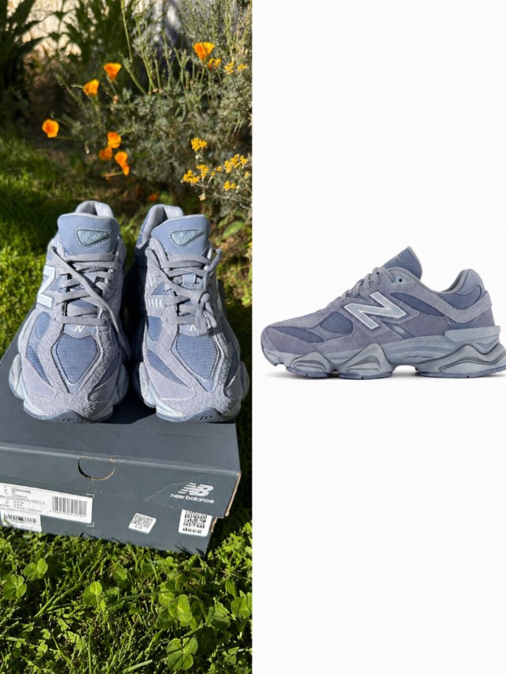 NEW BALANCE‎ 9060 “Washed Blue" U90601B women’s size 9.5 / men's 8 NIB
